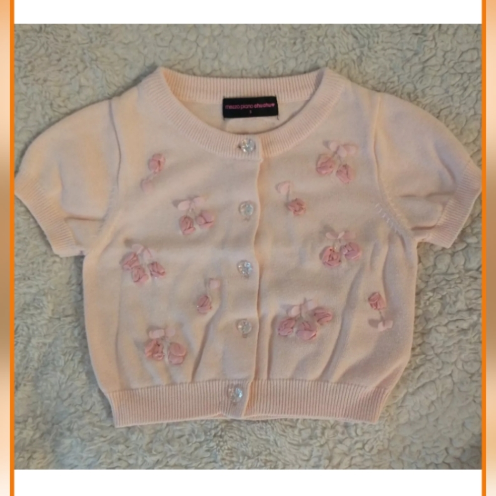 Pink Cardigan Mezzo Piano Child's Size S